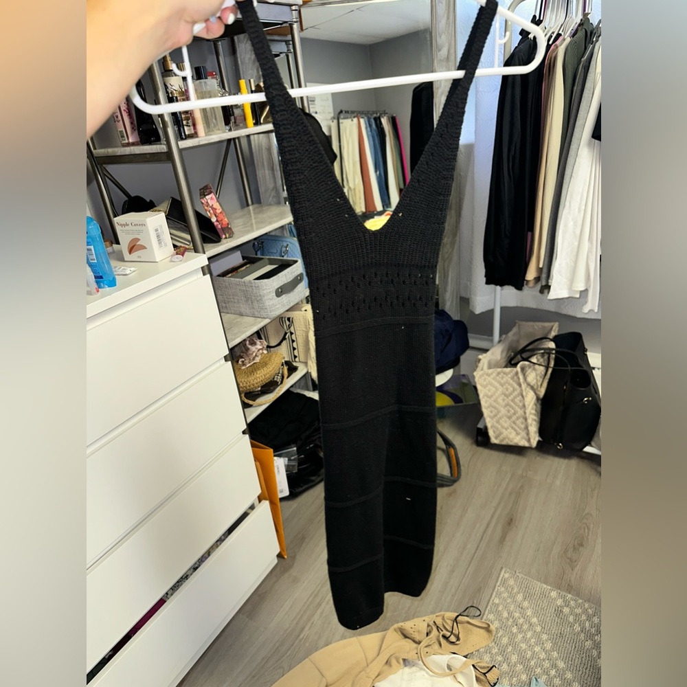3 COLORS AVAILABLE - NWT - Black Crocheted H&M dress